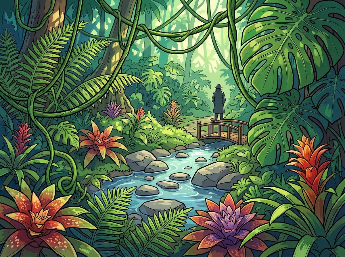 网红主播植物视频-热带雨林探秘视频