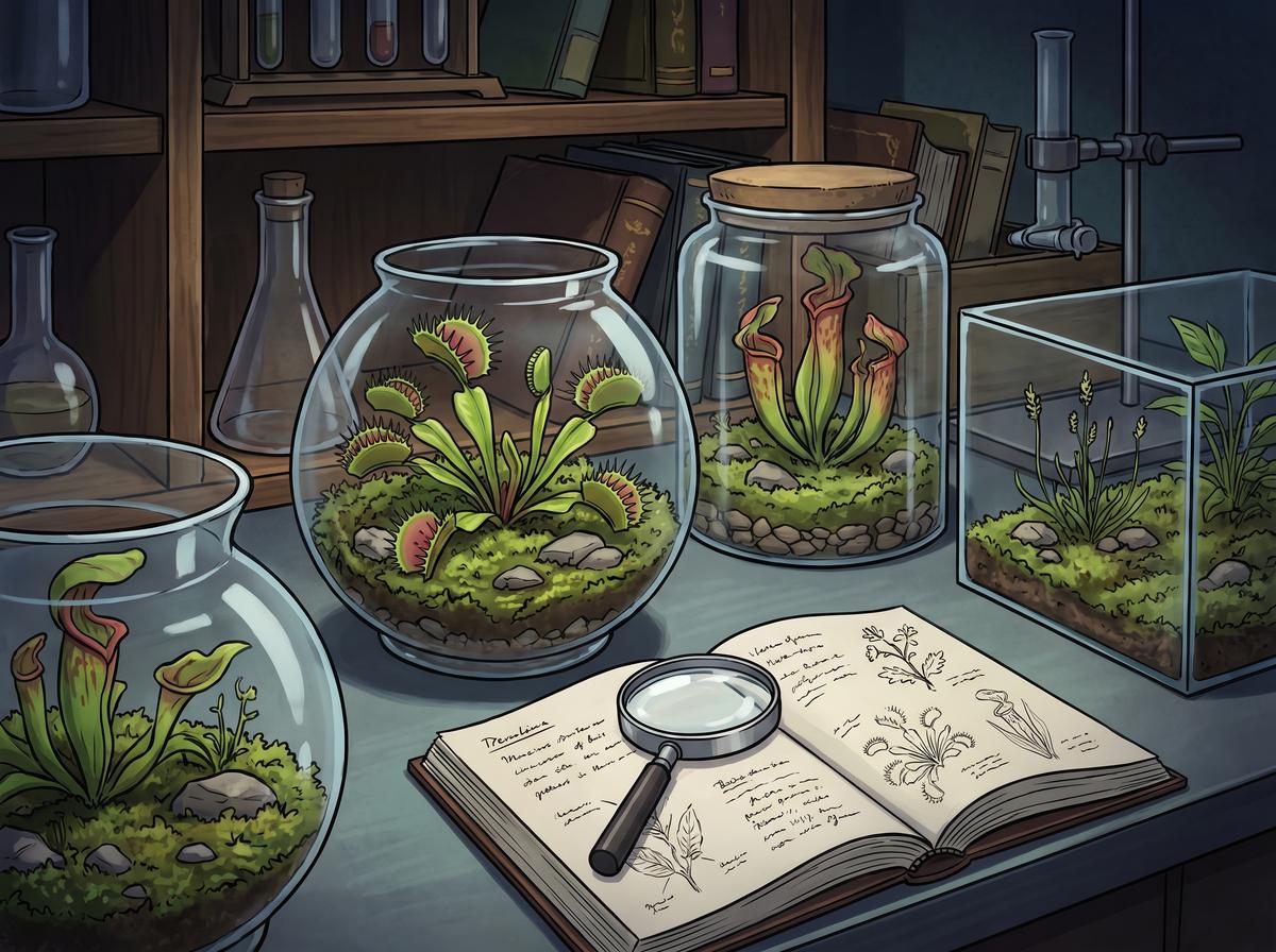 网红主播植物视频-食虫植物视频